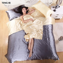 Load image into Gallery viewer, 100% pure satin silk bedding set - Melodiess