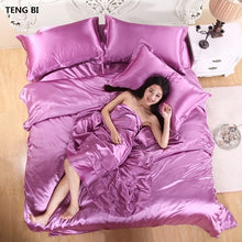 Load image into Gallery viewer, 100% pure satin silk bedding set - Melodiess