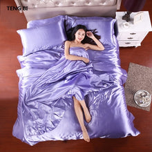 Load image into Gallery viewer, 100% pure satin silk bedding set - Melodiess