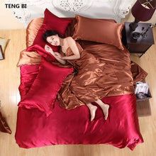 Load image into Gallery viewer, 100% pure satin silk bedding set - Melodiess