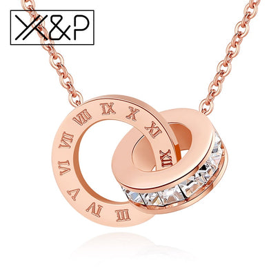 Roman Numerals Long Necklace - Melodiess