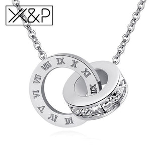 Roman Numerals Long Necklace - Melodiess