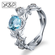 Load image into Gallery viewer, Alloy Crystal Silver Finger Ring - Melodiess