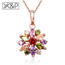 Load image into Gallery viewer, Gold Flower Long Necklaces - Melodiess