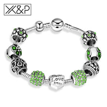 Load image into Gallery viewer, Antique Silver Charm Bracelet - Melodiess