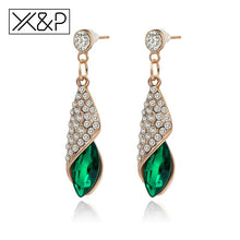 Load image into Gallery viewer, Alloy Gold Long Drop Earrings - Melodiess