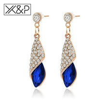 Load image into Gallery viewer, Alloy Gold Long Drop Earrings - Melodiess