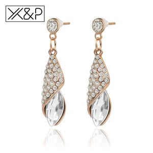 Alloy Gold Long Drop Earrings - Melodiess