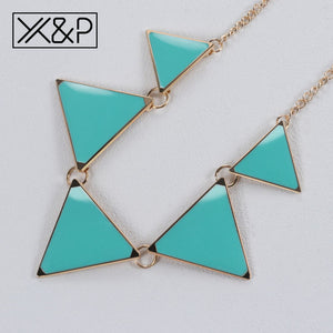 Triangle Punk Necklaces - Melodiess