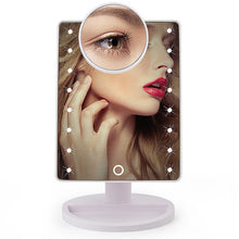 Load image into Gallery viewer, 22 LED Lights Touch Screen Makeup Mirror - Melodiess