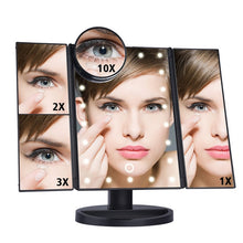 Load image into Gallery viewer, 22 LED Lights Touch Screen Makeup Mirror - Melodiess