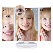 Load image into Gallery viewer, 22 LED Lights Touch Screen Makeup Mirror - Melodiess