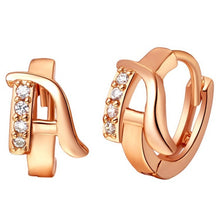 Load image into Gallery viewer, Alphabet 18 Colour Gold Crystal Earrings - Melodiess