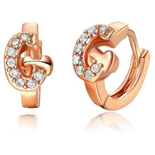 Load image into Gallery viewer, Alphabet 18 Colour Gold Crystal Earrings - Melodiess